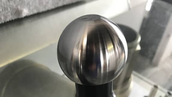 Re-machined tow-ball